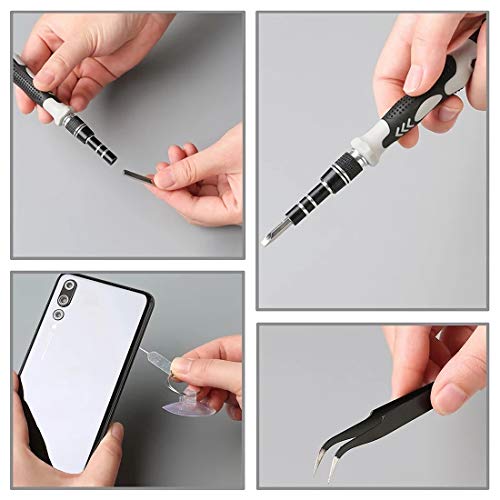 image for Anweike Precision Screwdriver Set - Repair Tool Kit - Magnetic Steel S