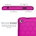 MoKo Case for Fire 2015 7 inch - [Honey Comb Series] Shock Proof Soft Silicone Back Cover [Kids Friendly] for Amazon Fire Tablet (7