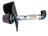 K&N Cold Air Intake Kit with Washable Air Filter:  2000-2004 Toyota (Tundra, Sequoia) 4.7L V8, Polished Metal Finish with Red Oiled Filter, 77-9020KP