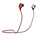 Superex Bluetooth CSR4.0 Wireless Stereo Headphones with Mic Sport Bluetooth Earbuds Sweatproof Running Gym Exercise Earphones for Iphone, Android, Samsung, Smart Phones Bluetooth Devices(Red)
