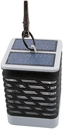 SunPure Solar Powered Flickering Flame, LED Light, Sturdy Device, great for Indoor Flashing Romantic Light or Outdoor, Festive Decorative Garden, Pathway, Pool, Deck Lantern, Auto On/Off