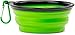 Collapsible Dog Bowl Designed by Friends Forever, Foldable Expandable Cup Dish for Pet Food Water, USDA / FDA Recommended BPA Free Silicone