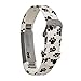 WISHTA Compatible with Silicone Fitbit Alta Bands with Metal Buckle Clasp, Adjustable Replacement Strap Compatible with Fitbit Alta/Fitbit Alta HR (No Tracker)