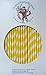 Yellow Striped Paper Straws - Yellow Candy Cane Striped Straws wiith Many Uses - 144 Count