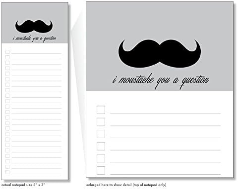 I Moustache Ask You A Question - Notepad by Skel Design