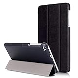 Kepuch Custer Huawei Mediapad T1 7.0 / T2 7.0 Case - Ultra-Thin Custer PU Leather Case Shell Hard Case Cover for Huawei Mediapad T1 7.0 / T2 7.0 - Black