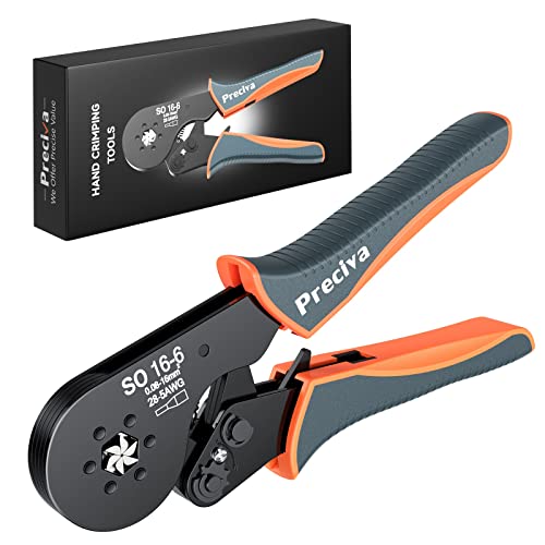 Strumento Crimpatura Cavi Pinze Spelafili Regolabili Professionali, Per Taglio E Crimpatura Cavi - Strumento Per Elettricisti Pinze Taglio E Spellatura Cavi - Foto 5