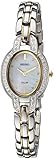 Seiko Women's TRESSIA Japanese-Quartz Watch with Two-Tone-Stainless-Steel Strap, 9 (Model: SUP325