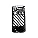 iPhone X /10 5.8” - Protective Durable Slim Fit TPU Case/Cover / Bumper/Skin / Cushion - Los Angeles Street Fashion Accessory (Black)
