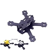 usmile X2 TLE 88mm 2 inch Micro Brushless Carbon Fiber Quadcopter Quad Drone Frame for Indoor Outdoor FPV Racing Support for 1104 1102 Motor 2030 2035 1930 Props 2s 300-450mah Battery