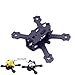 usmile X2 TLE 88mm 2 inch Micro Brushless Carbon Fiber Quadcopter Quad Drone Frame for Indoor Outdoor FPV Racing Support for 1104 1102 Motor 2030 2035 1930 Props 2s 300-450mah Battery