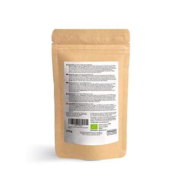 Japanischer Grüner Tee Sencha Bio - Upper grade - 100g. Natürlicher, reiner grüner Tee lose in Blättern der ersten Ernte… – Bild 4