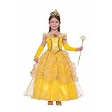 Forum Novelties Golden Princess Costume Dress and Sleeves, Child Medium