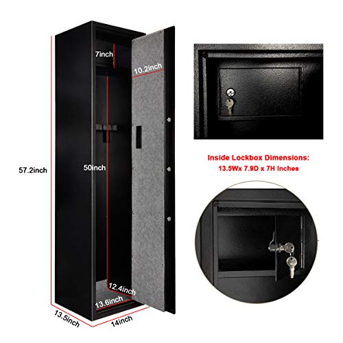 LANGGER V Quick Access Biometric Rifle Safe Large Gun Safe