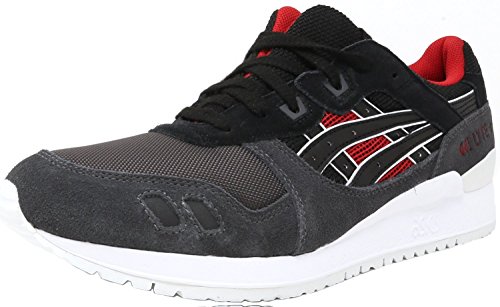 ASICS Men's Gel-Lyte III Fashion Sneaker, Black/Black, 10.5 M US