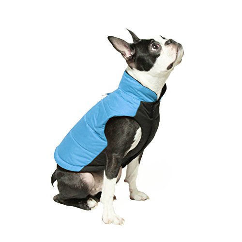 Gooby - Wind Parka, Fleece Lined Small Dog Jacket Coat Sweater with Water Resis…