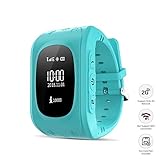 Kid Smart Watch, Wonbo Soft Silicone GPS Tracker with SIM Slot SOS Call Real-time Location Finder Anti-Lost Alarm Remote GPS & LBS Monitor Watch Remove Alert for Boys Girls Support Android & iOS