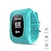 Kid Smart Watch, Wonbo Soft Silicone GPS Tracker with SIM Slot SOS Call Real-time Location Finder Anti-Lost Alarm Remote GPS & LBS Monitor Watch Remove Alert for Boys Girls Support Android & iOS