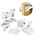 Safety Adjustable Magnetic [Locks & Key] – Most Complete, Patent Pending Bundle - Protect Baby & Secure Valuables - Tool Free, Hidden Installation - Best for Child Proofing Cabinets & Drawers