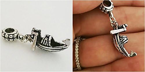 EWT Pandora Compatible Venice Italy Italian Gondola European Charm Pendant