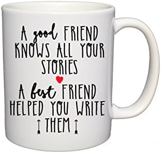 Coffee Mug for Best Friend, A Good Friend Knows All Your Stories, Long Distance Best Friend Gift