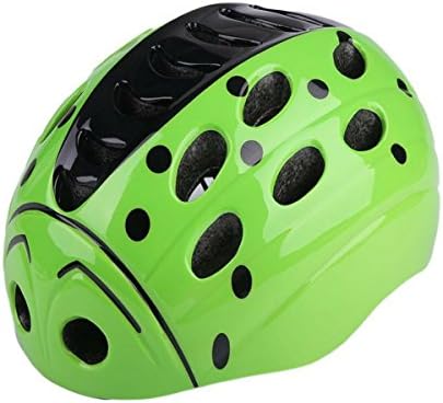 Kids Child Children Toddler Green Bicycle Cycling Bike Helmet - Safety Protection Ultralight Sport Bike Skateboarding Skate Inline Skating Rollerblading Helmet for youth boy girl Student Pupil