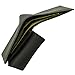 RFID Blocking Real Leather Black Wallet For Men - Slim Front Pocket Bi-Fold With 8 Credit Card Slots And Flip Up ID Window - Electromagnetically Opaque Protector - Genuine Unisex Gift