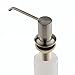 VAPSINT Modern Commercial Brushed Nickel Liquid Built In Deck Mount Soap Dispenser Pump, For Kitchen Sink Faucet