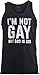 I'm not Gay but $20 is $20 | Funny Offensive Humor Bachelor Party Tank Top-Adult,L Black