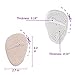 Zakaco Gel Ball of Foot Cushion Metatarsal Pads for Pain Relief,2 Pairs Forefoot Shoe Insoles for for Women High Heels to Pain Relief ,4 Pack (Clear)