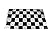 Flags Importer Checkered Polyester Race Flag, 5 x 3'