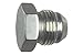 ICT Billet -8AN Flare Plug Male Nut 8 AN Cap Fitting Aluminum Thread Connector for Automotive Fluids Designed & Manufactured in the USA Bare Aluminum AN806-08A