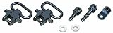 Allen Magnum Swivel Set for Ruger Rifles with Barrel Bands, Fits 1" Slings