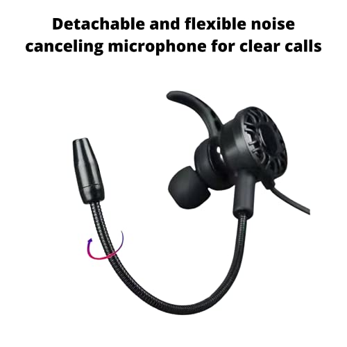Discover D714U Wired 3.5mm and USB Earbud Headset for Business Calls