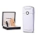 Electric Rechargeable Plasma Arc Lighter – 2017 Stylish Metal Electric Rechargeable USB Flameless Windless Cigarette Plasma Lighter LIFE-TIME WARRANTY(silver)