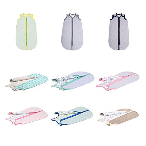 baby deedee Sleep Nest Lite Sleeping Bag Sack, Heather Teal, Small (06