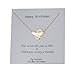 My Very Best Banana Necklace, Happy Birthday Fun Gift Necklace (Gold Plated Brass)
