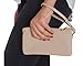 Humble Chic Women's Small Wristlet - Vegan Leather - Tan - Phone Purse, Tan