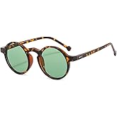 Xpectrum Lightweight Unisex Small Round Sunglasses Hippie Circular Plastic Retro Lennon Boho Glasses