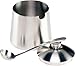Frieling Brushed Stainless Steel Creamer & Sugar Bowl with Spoon Set
