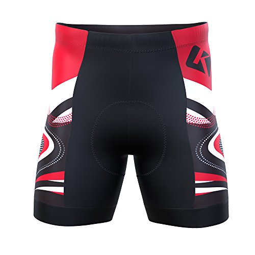 image for INBIKE Men's Summer Breathable Cycling Jersey and 3D Silicone Padded S