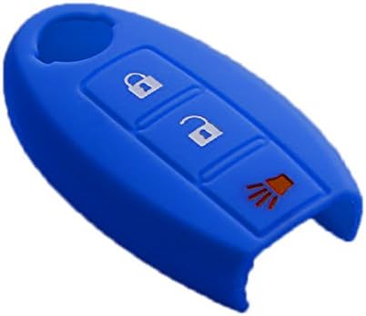 Red Sale® 1x Silicone Car Key Case Shell for VW Seat Skoda 3 buttons remote control key fob