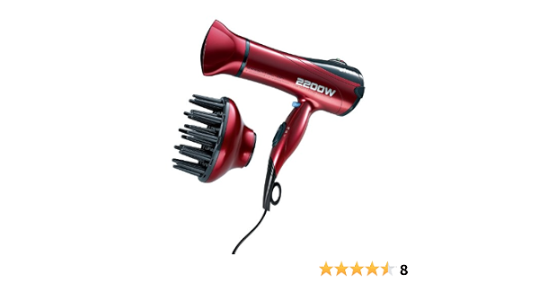 Ufesa Top Line - Secador de pelo, 2200 W, selector de temperatura y  velocidad, concentrador y difusor, termostato de seguridad : Amazon.es:  Belleza