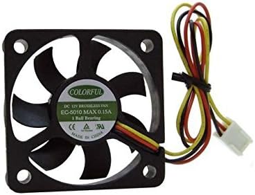 Intel P3 22-inch (50mm) Nine-bladed CPU Heatsink Cooling Fan (Black)