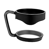 Handle for 30 oz Yeti , Rtic Rambler Tumbler Cooler Handle Vacuum Insulated Cup Holder Grip to be Mug Accessories,Color Black