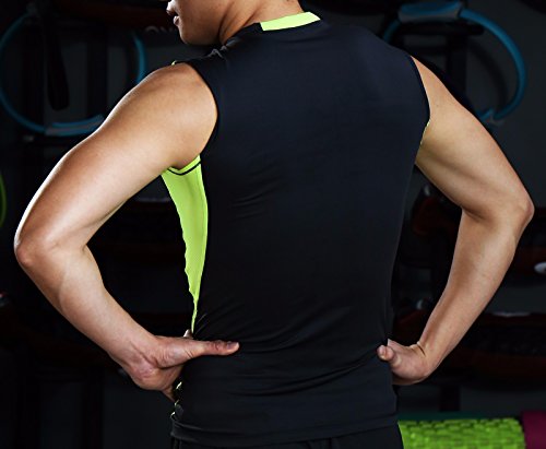 image for CFR Sport Base Layer Compression Tights Vest Men Activewear Muscle Tan