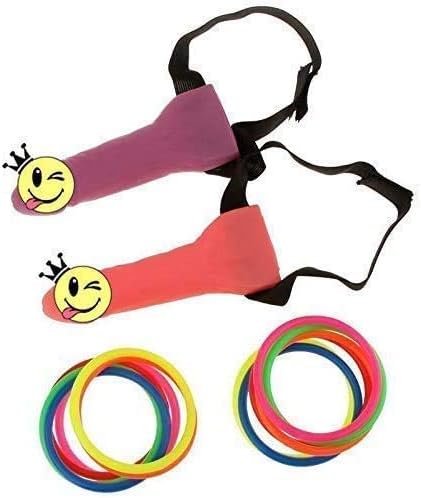 wangshanggou Bachelorette Party Games Headband Head Ring Toss Game Set for Girls go Out at Night to Play Hen Party Games for Bridal Showers, Ladies Night Out