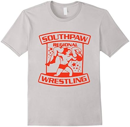 Mens Southpaw regional wrestling | Tee Large Silver