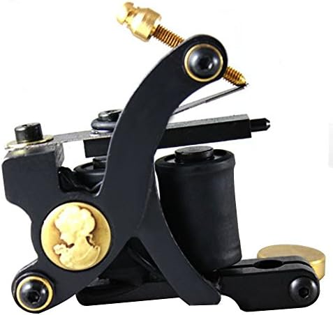 KIE Black professional spray paint mist 10 coil tattoo machine tattoo equipment