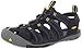 KEEN Women's Clearwater CNX Sandal,Black/Yellow,8.5 M US